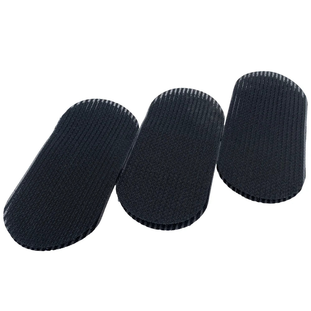 Nylon Hair Holder Hairpin Sticker 2 Pcs Black Purple