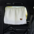 Universal Suction Cup Car Window Sunshade for Kids Baby UV Protection Cartoon Flower Curtain Side Window Shade