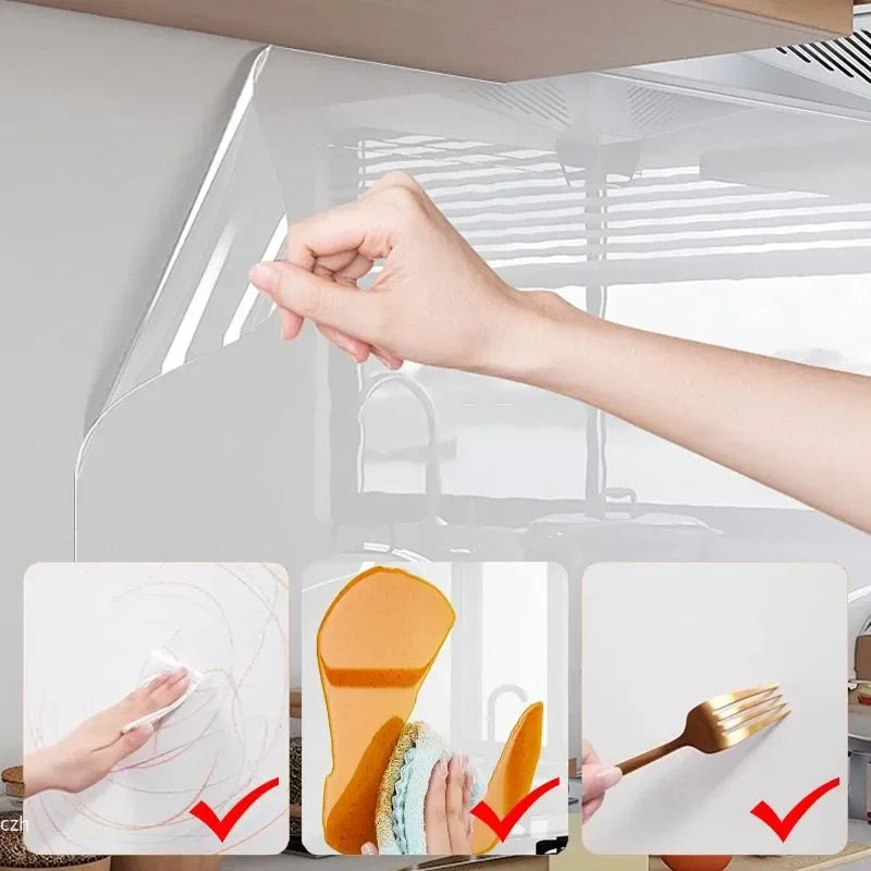 Transparent Electrostatic Wall Stickers | Waterproof, Removable