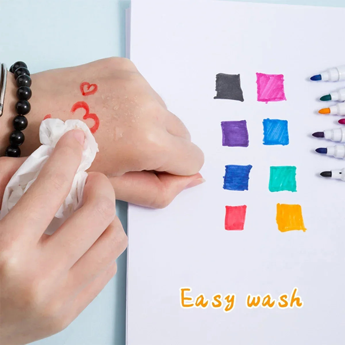 Magnetic Erasable Whiteboard Pen Set 6 Pens detail view