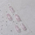 5D Black White Lace Atripe Nail Art Sticker High Quality Pearl Crystal Diamond Sticker Decorative For Nails DIY Manicure Design