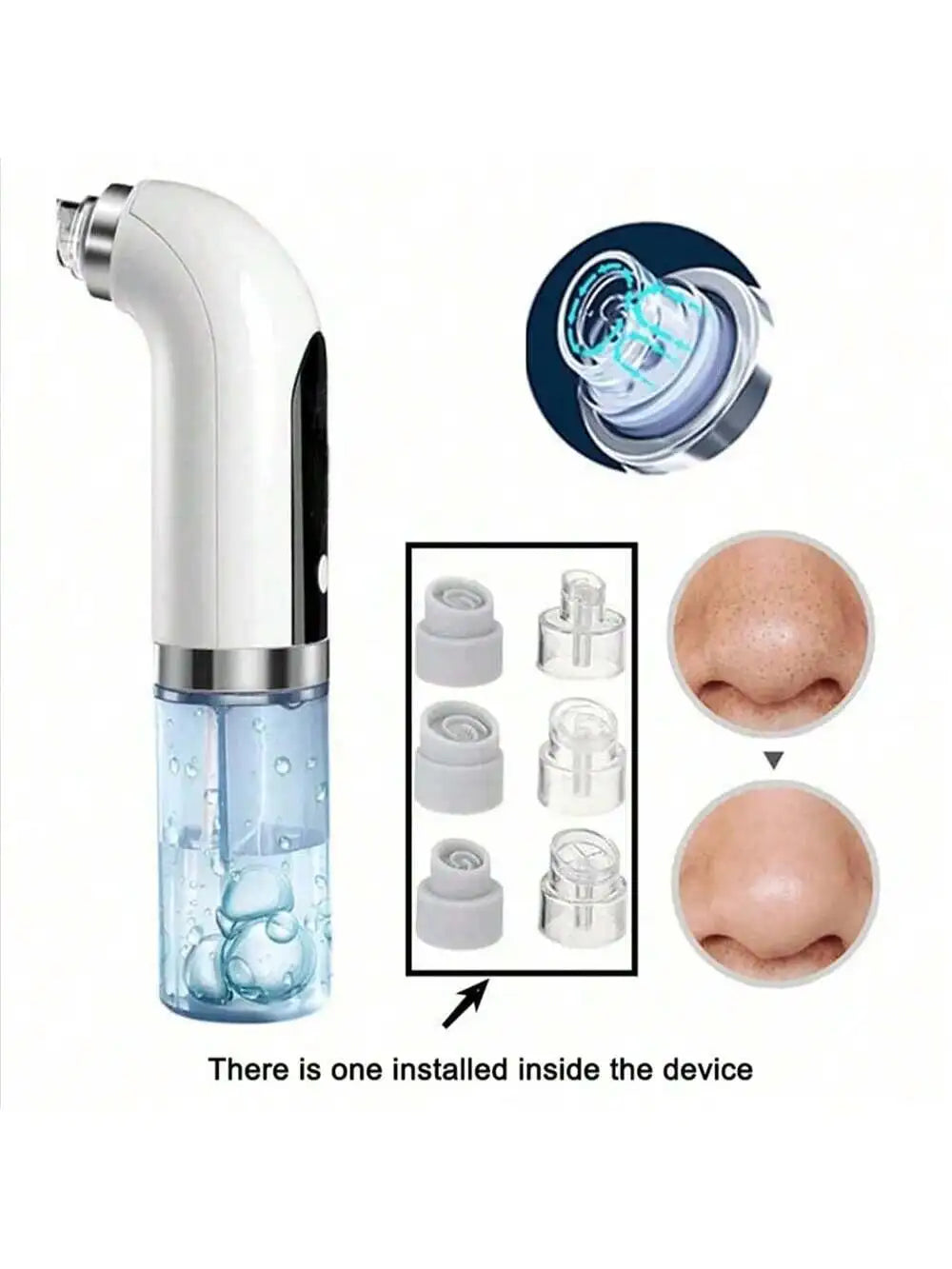 Pore Vacuum Blackhead Remover Women and Men Facial Cleaning Beauty Equipment Facial additional angle