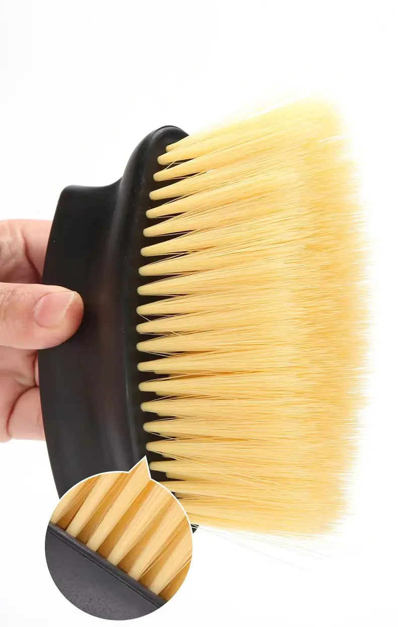 Car Interior Dust Brush Soft Nylon Wool Gap Cleaning Brush additional angle