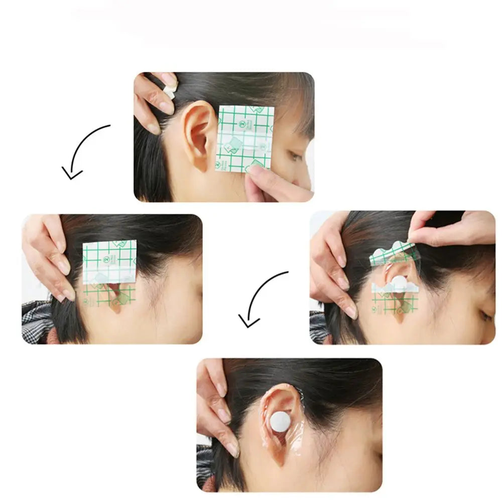 Waterproof Ear Protectors Swimming Ear Stickers 60pcs