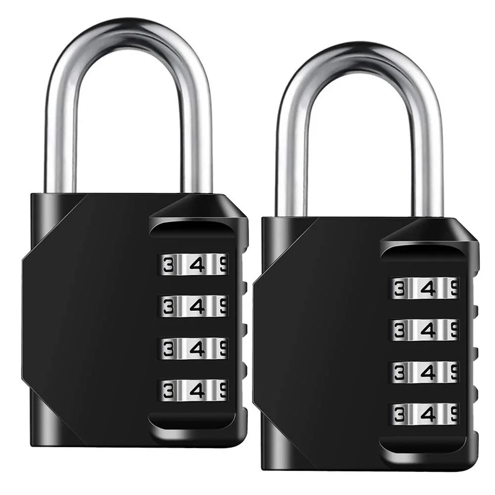 Resettable 4 Digit Combination Padlock Waterproof Heavy Duty