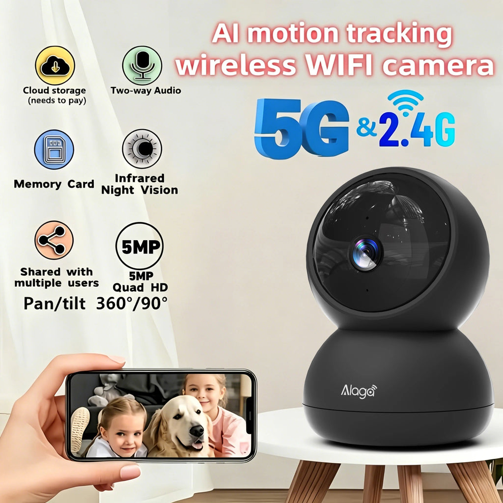 3K Pan Tilt Dog Camera with Phone App