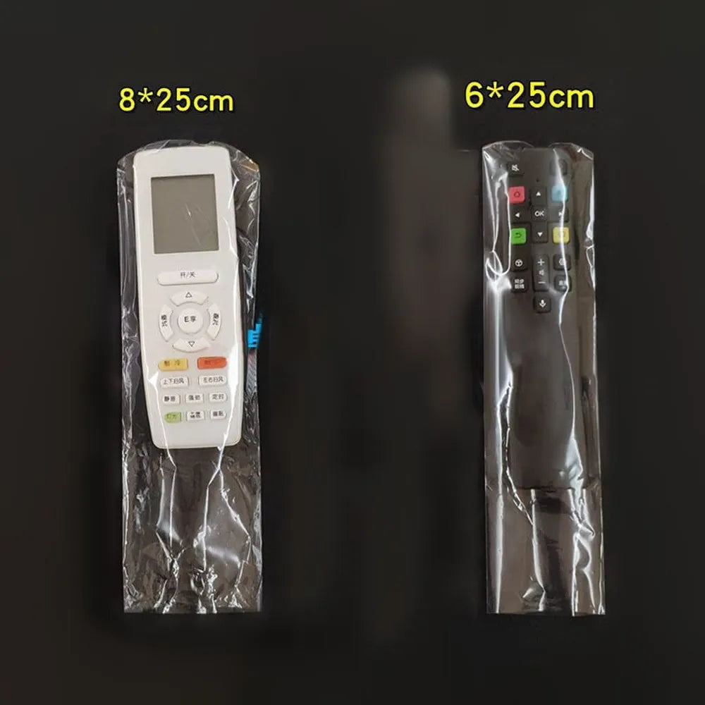 Transparent Shrink Film Remote Control Cover additional angle