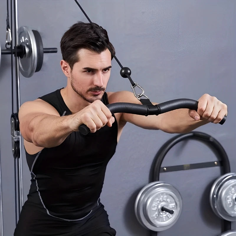 Lat Pull Down Bar Cable Machine Attachment
