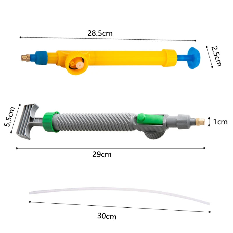 Adjustable Bottle Spray Head Nozzle Garden Watering Tool lifestyle view
