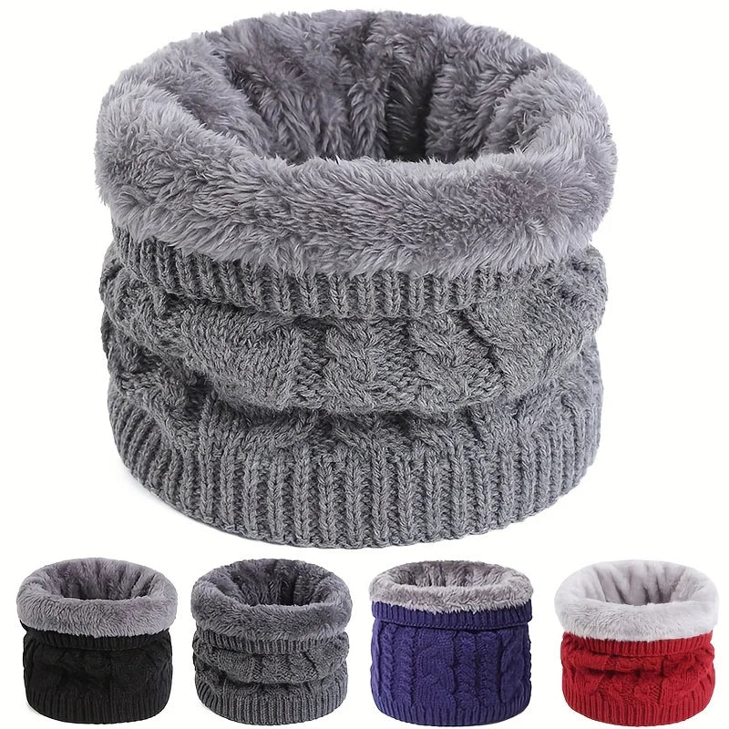 Polyester Winter Neck Scarf for Men and Women