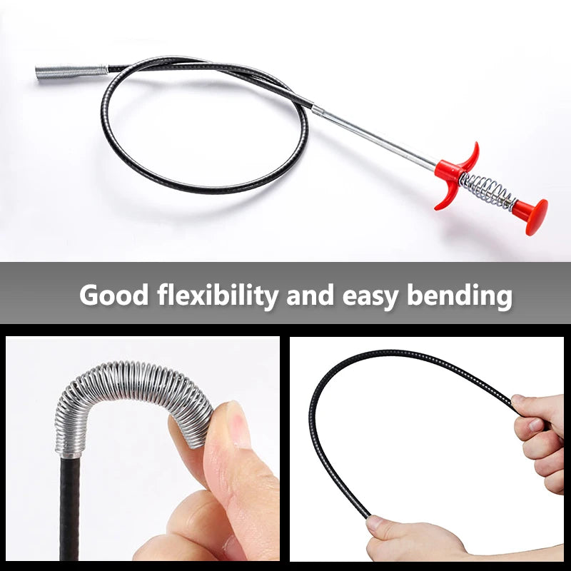 60cm Spring Pipe Dredging Tool, Pick-Up Claw lifestyle view