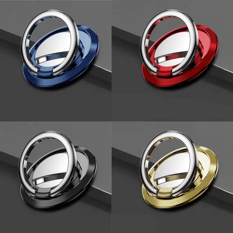 1/2/3/4Pcs Finger Ring Holder Stand Grip For Mobile Phone Car Magnetic Mount Phone Back Sticker Pad Unniversal Bracket