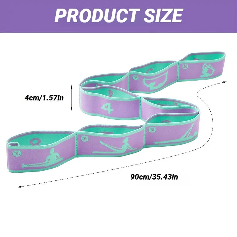 Adult Elastic Resistance Band Yoga Stretching Loop