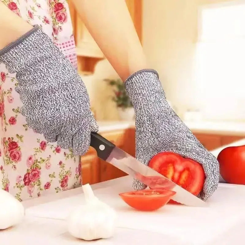 Level 5 HPPE Anti-Cut Gloves Kitchen Gardening Anti-Cut Knitted Gloves Anti-Thorn Wear-R detail view