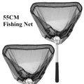 Telescopic Landing Net Folding Fishing Pole Extending Fly Carp Sea Mesh