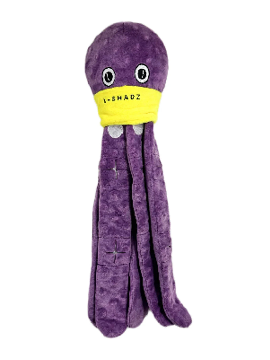 Plush Dog Snuffle Toy Octopus Puzzle Interactive Chew Toy Slow Feeding Game for Puppies