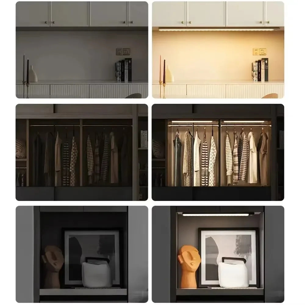 LED Motion Sensor Under Cabinet Light close-up view