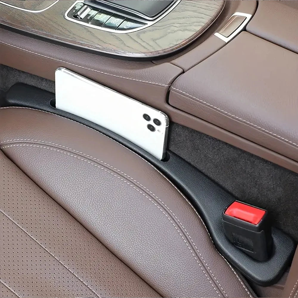 Car Seat Gap Filler Strip PU Leather 2 Pcs lifestyle view
