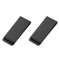 1-4pcs Retro Money Clip Wallet Stainless Steel Metal Men Cash Bill Clamp Holder ID Credit Business Card Holder Women Mini Purse
