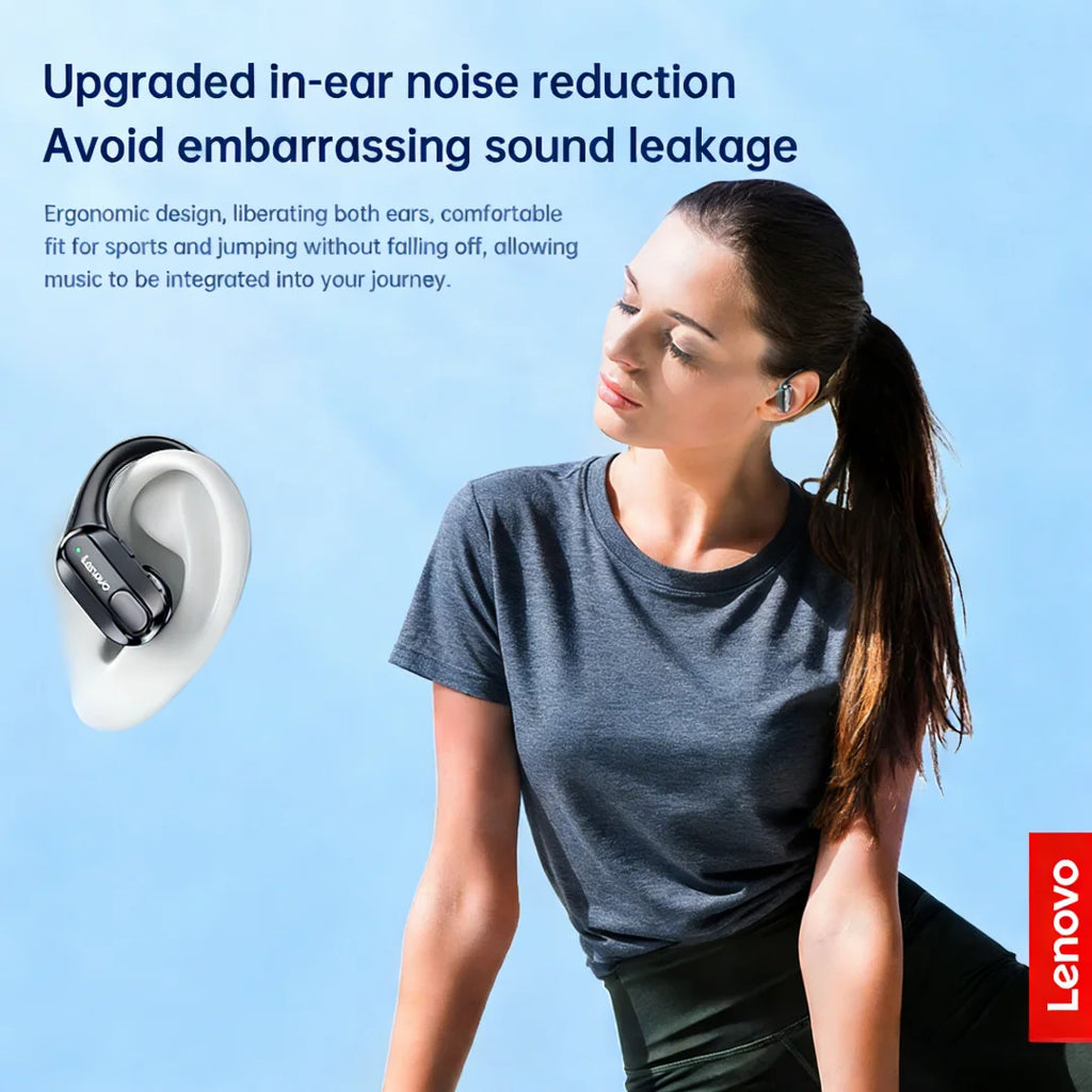 Original Lenovo XT80 Sports Wireless Earphones with Mics, LED Power Display,Hifi Ster lifestyle view
