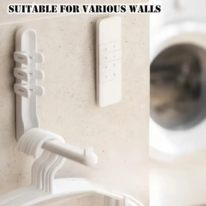 No Drill Magnetic Remote Holder Wall Mount for TV AC DVD Remotes lifestyle view