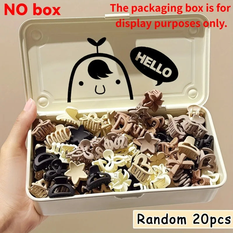 Beige Small Clips, Mixed Pack for Girls alternate view