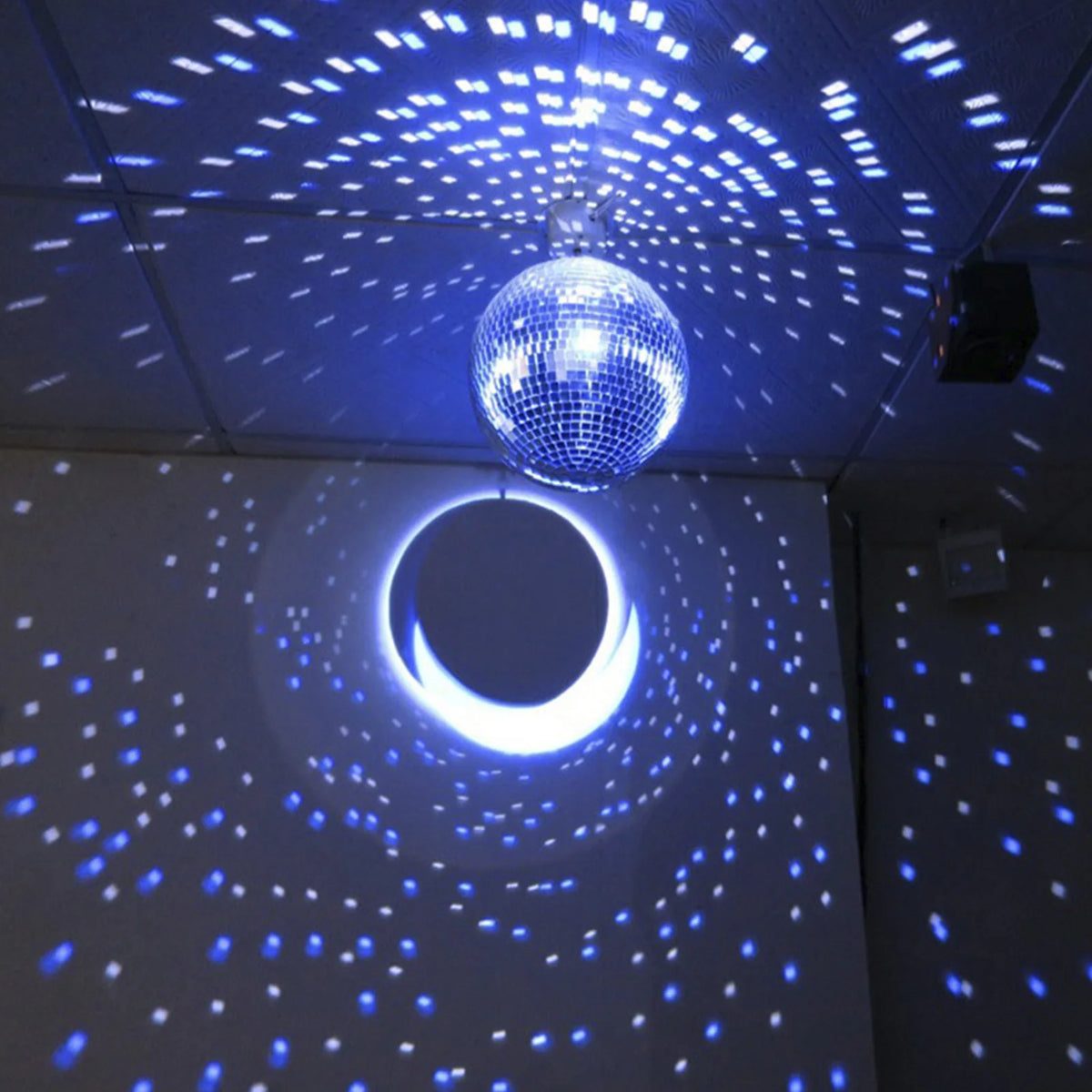 Glass Disco Ball Hanging Mirror Ball 8 Inch for Parties