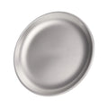 Stainless Steel Travel Plate Lightweight Rust Proof Outdoor Dinnerware