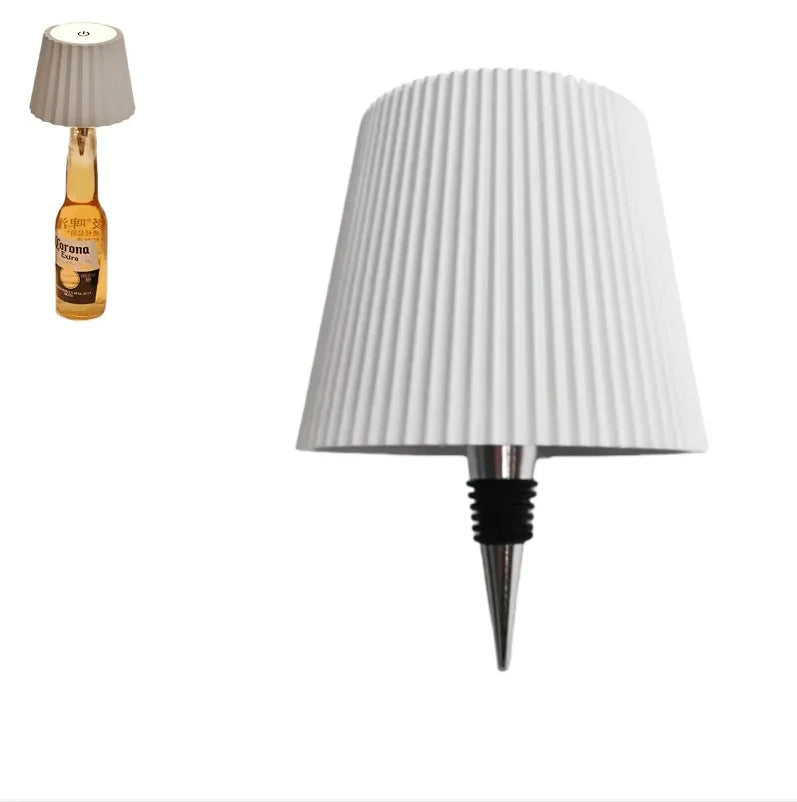 Lampe De Table En Forme De Bouteille Sans Fil, Commande Tactile, 3 Couleurs, Gradatio lifestyle view