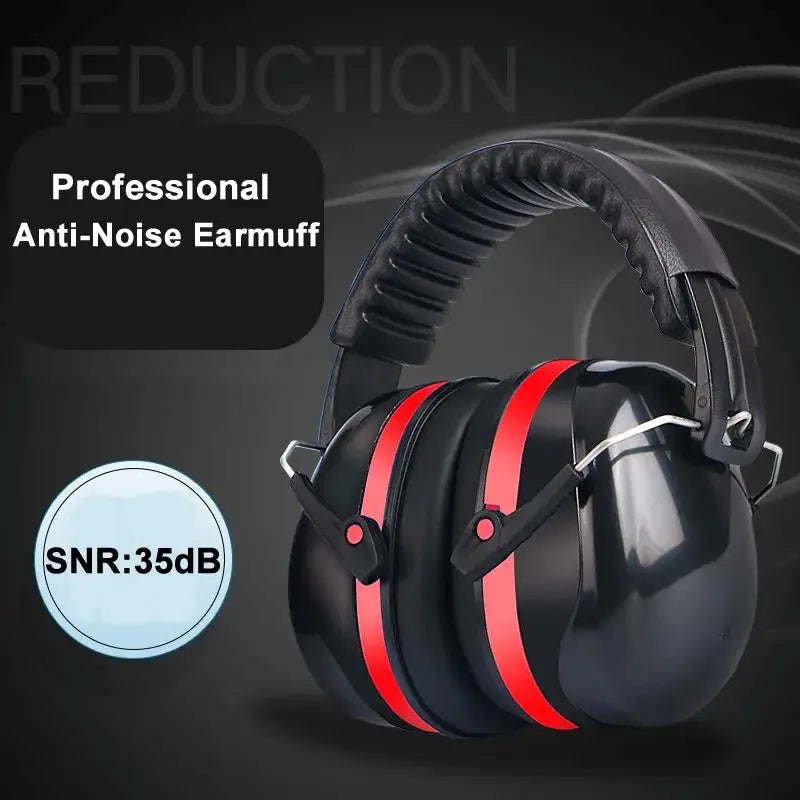 Foldable Anti-Noise Head Earmuffs Ear Protector Hearing Protection