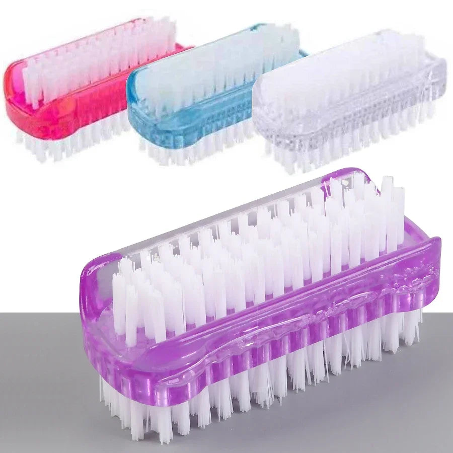 Double-Sided Nail Cleaning Brush Manicure & Pedicure Tool for Fingernails And Toenails