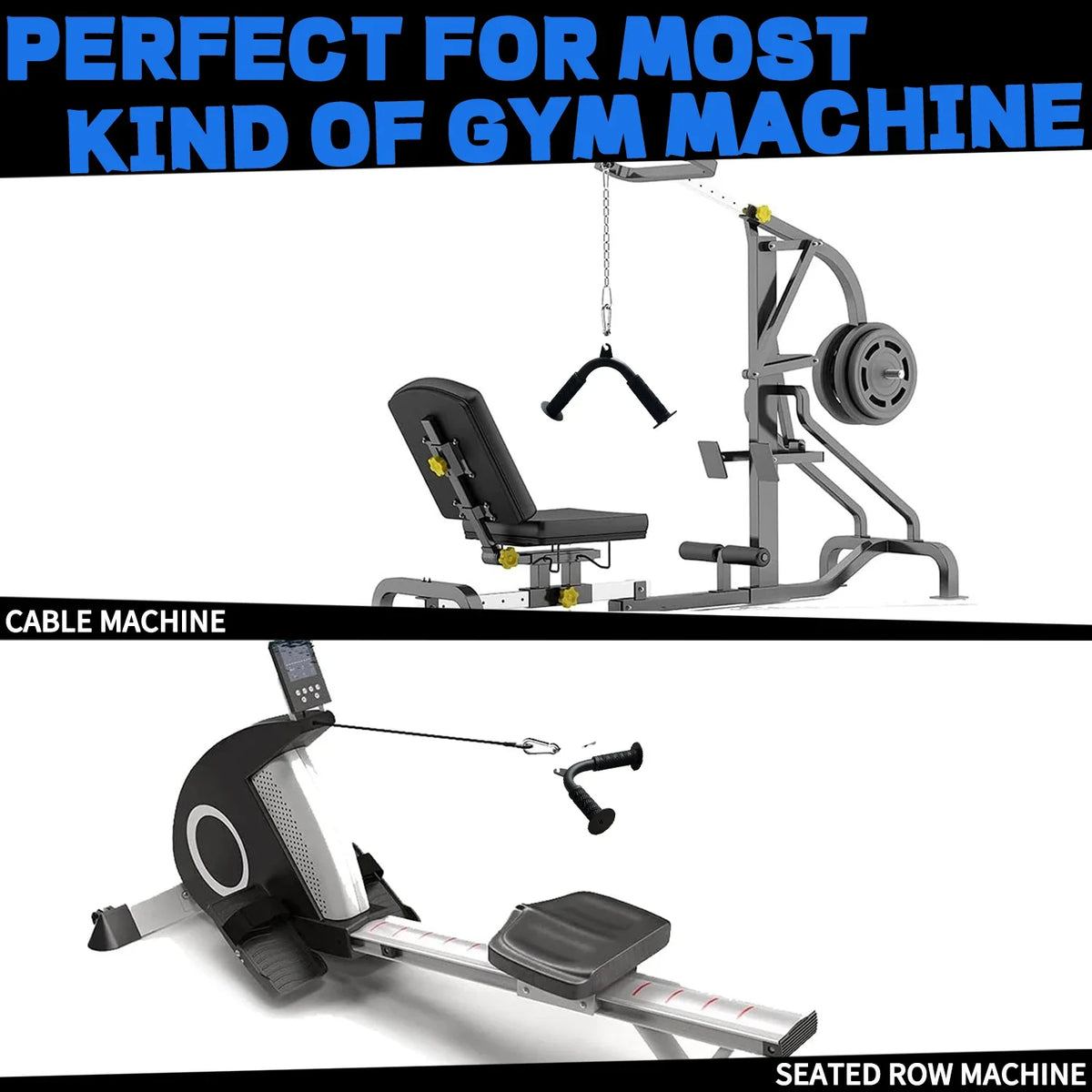 V Bar Tricep Pull Down Attachment for Cable Machine