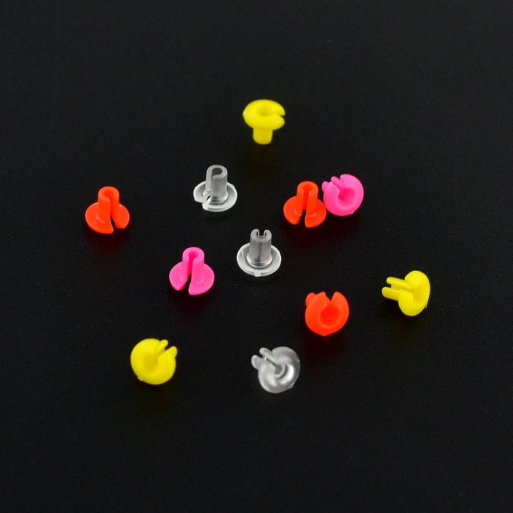 Floss Cap Bait Stop Beads For Carp Fishing 10 Cards