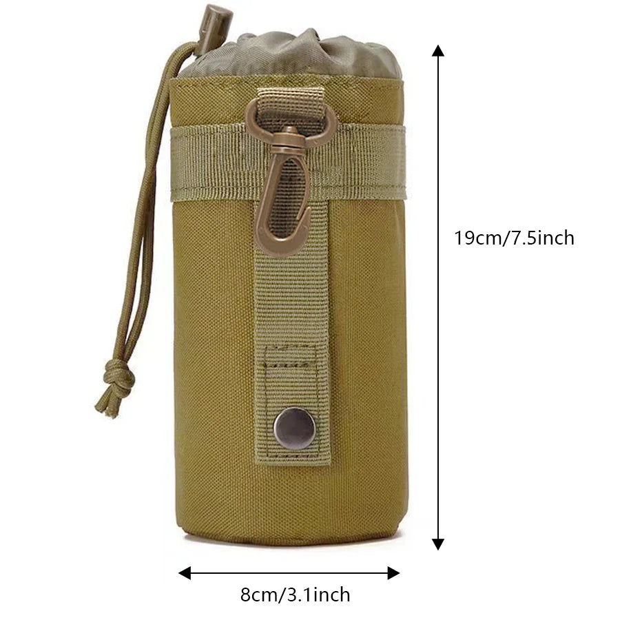 Molle Water Bottle Bag Rack with Pulling Rope