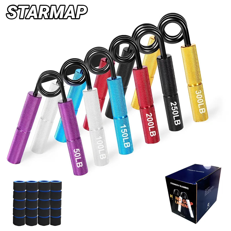 Metal Hand Gripper 50LB-300LB Grip Strength Trainer