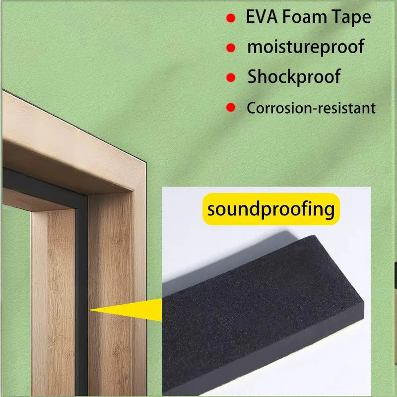 EVA Foam Self-Adhesive Door Window Sealing Strip