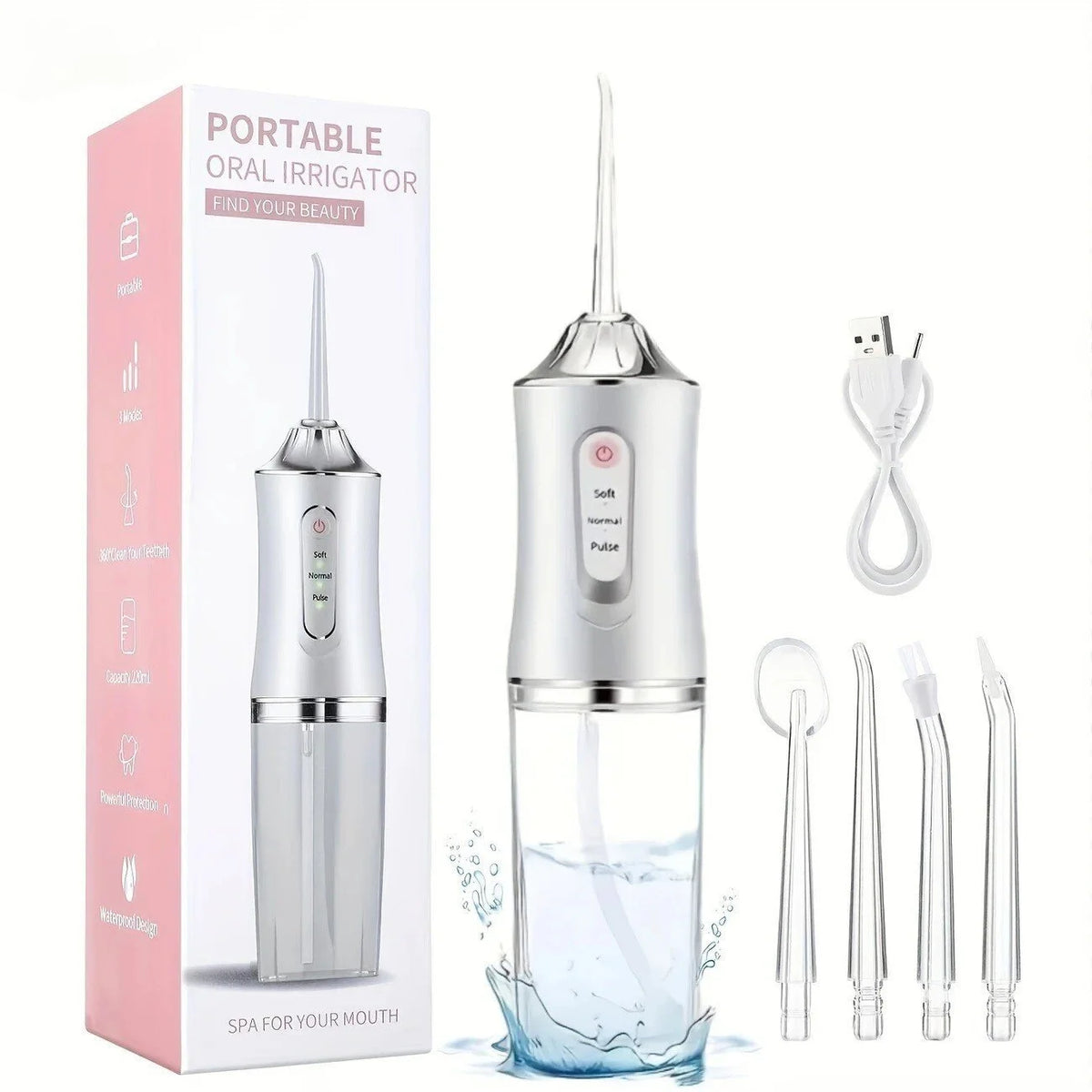 Oral Irrigator Dental Water Jet Flosser Appliance Pick Floss Dentistry Mouth Washing Machine Teeth W