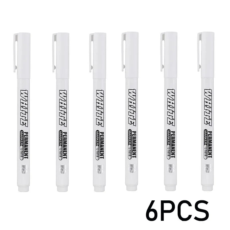 White Permanent Paint Pen Set 3 Pcs | Art Painting Graffiti Markers lifestyle view