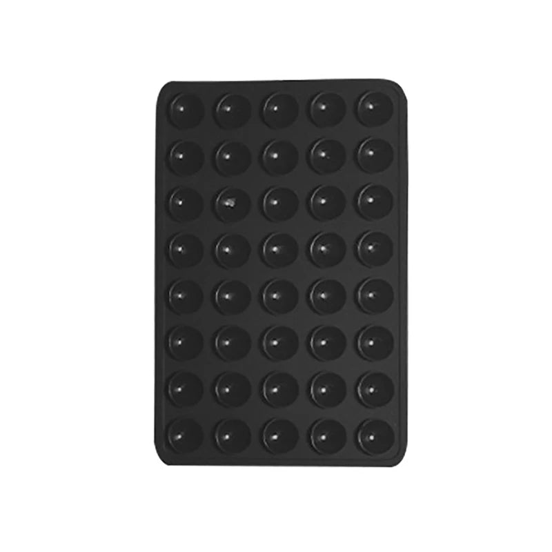 Silicone Suction Pad Double Sided For Mobile Phone Fixture Suction Cup Backed Adhesive close-up view