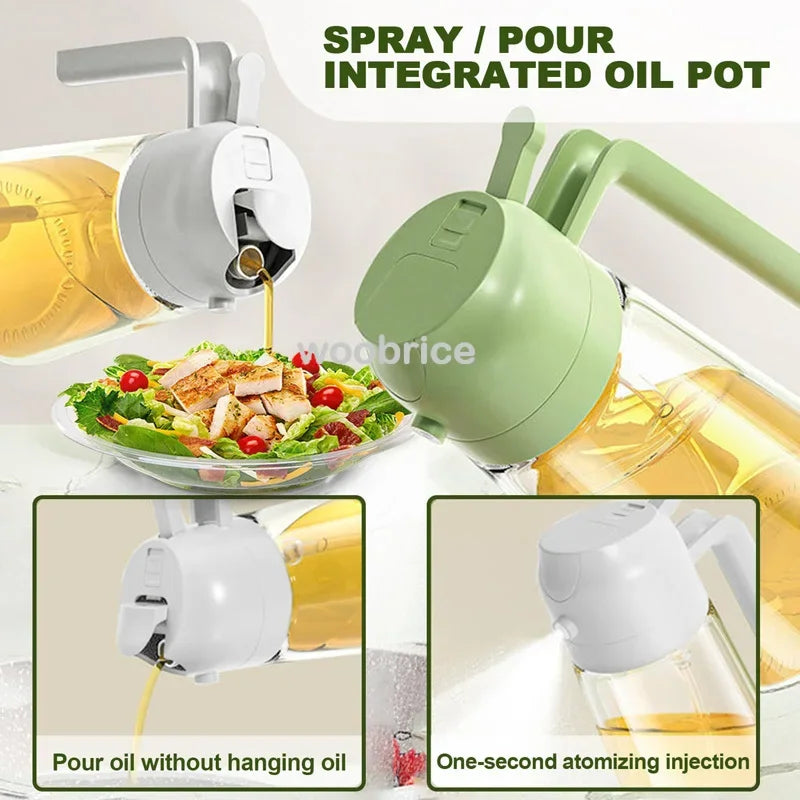 2-in-1 Kitchen Oil Sprayer and Pour Brush 500ml detail view