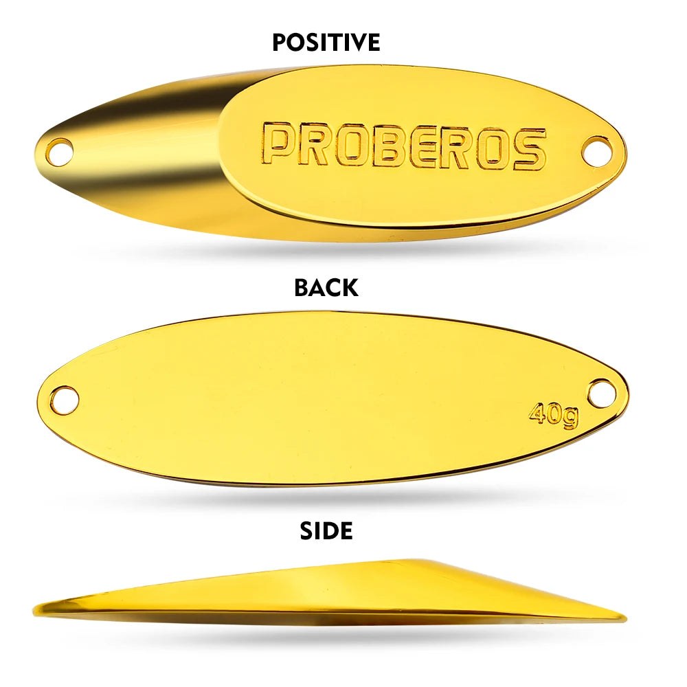 3pc Metal Sequin Bait Spoon Lure with Strengthened Hooks