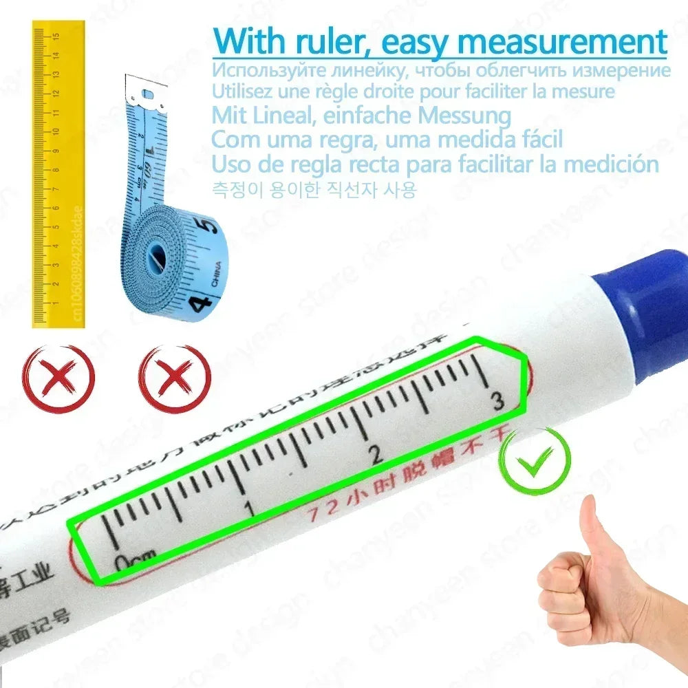 Waterproof Long Head Marker Pen for Metal Carpenter Woodworking