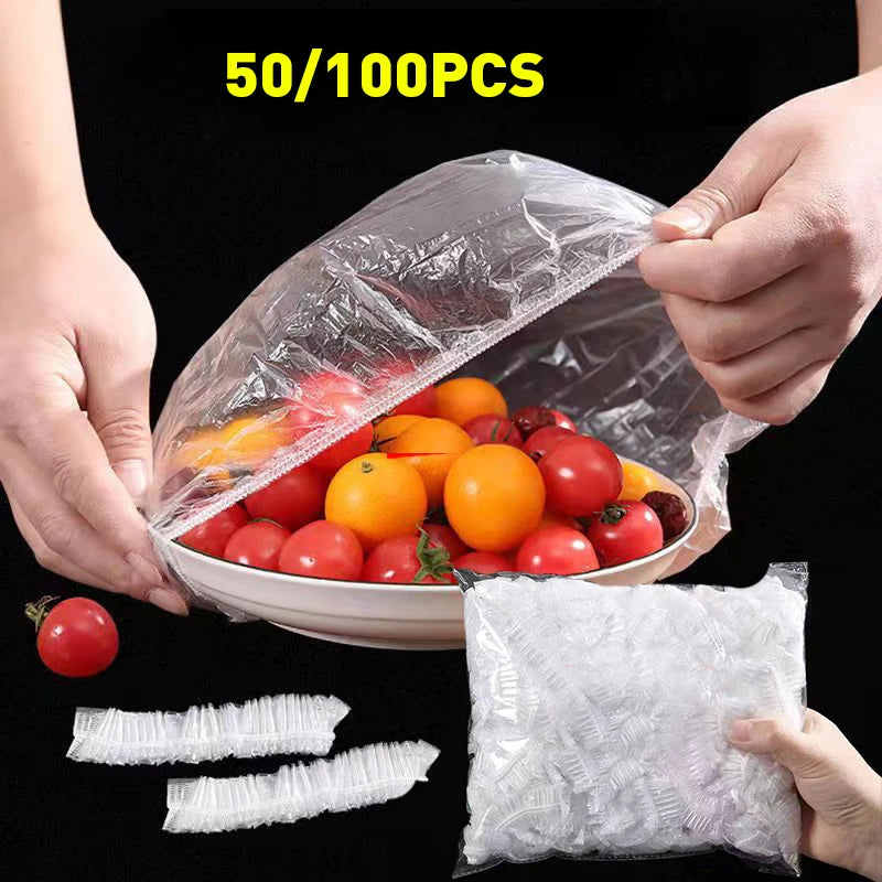 Reusable Elastic Food Covers for Bowls and Plates