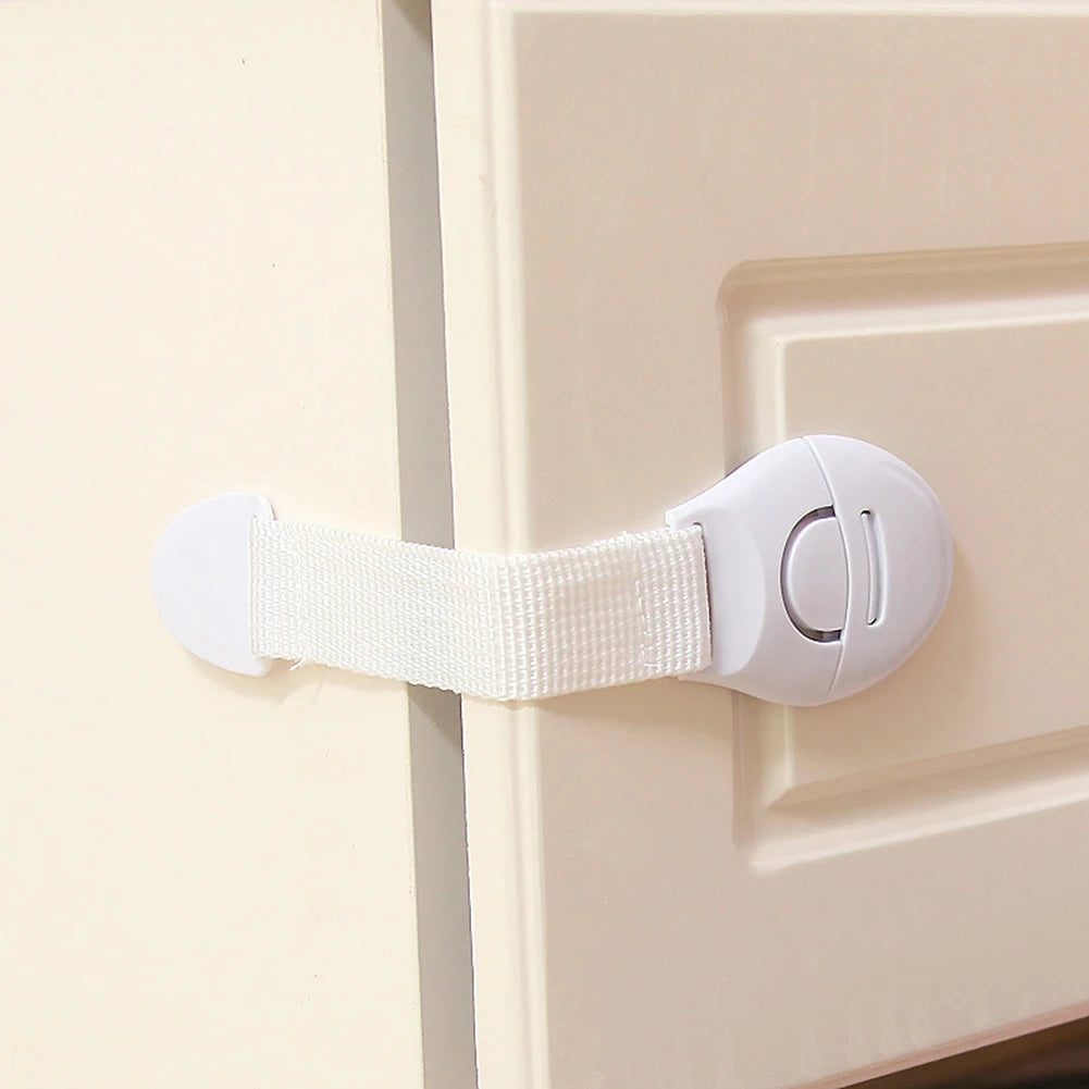 10pcs Child Safety Cabinet Lock Baby Proof Security Protector Drawer Door Cabinet Loc lifestyle view