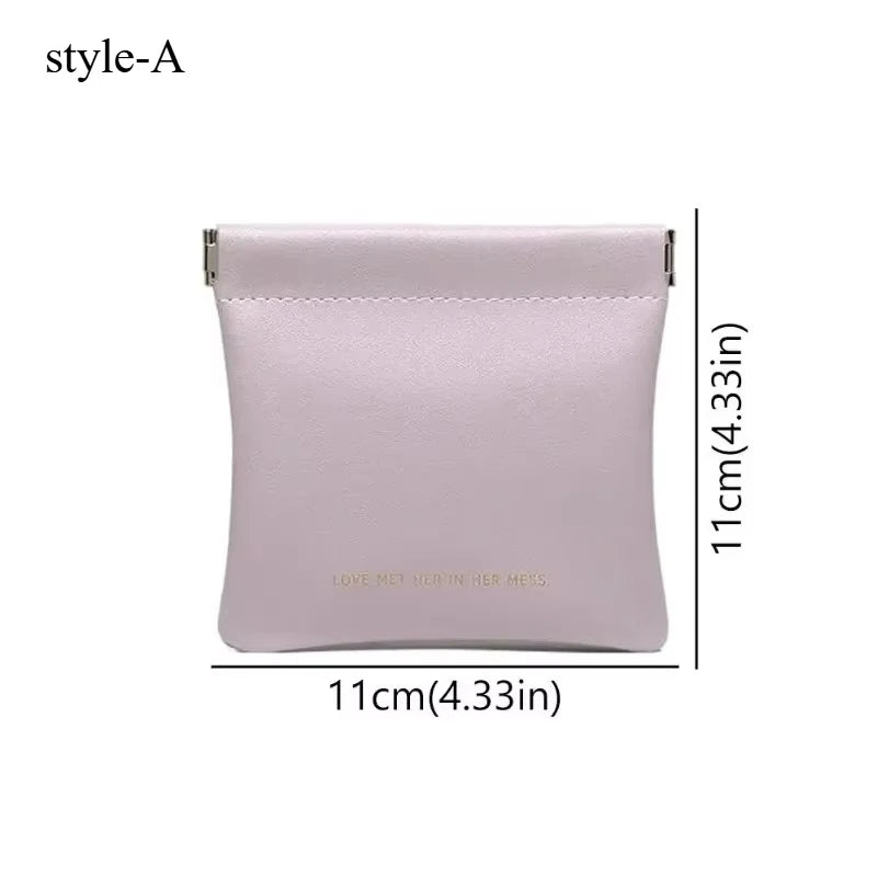 Mini PU Purse Storage Bag Lipstick Cosmetic Organizer lifestyle view