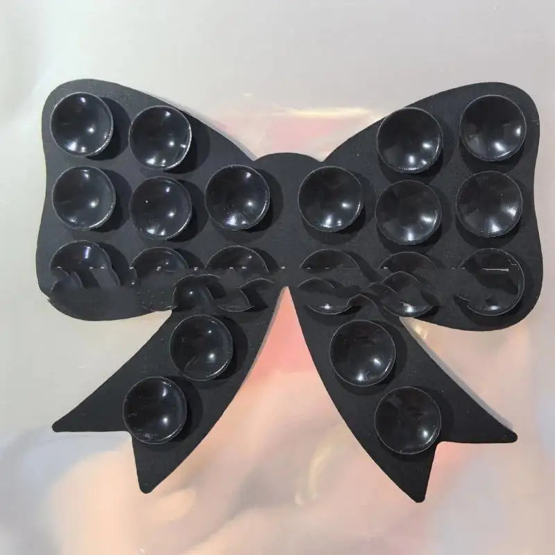 Silicone Bow Shaped Mobile Phone Suction Cup Multicolor Strong Adhesion Reusable For Holding Phone Watching Videos Daily Use