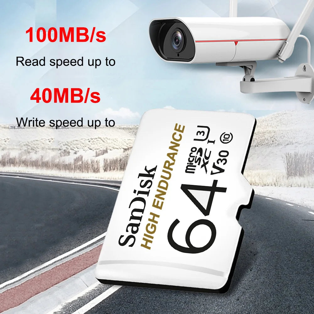 SanDisk microSDXC Memory Card 4K UHD A2 V30 Class 10