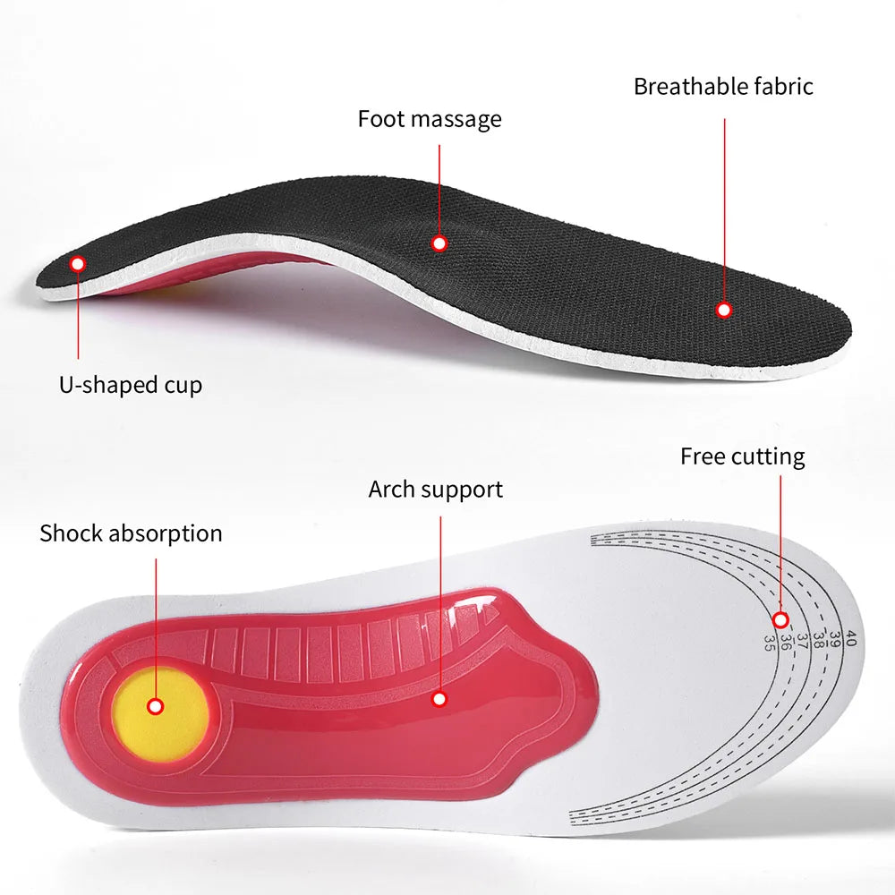 EVA Orthopedic Arch Support Insoles close-up view