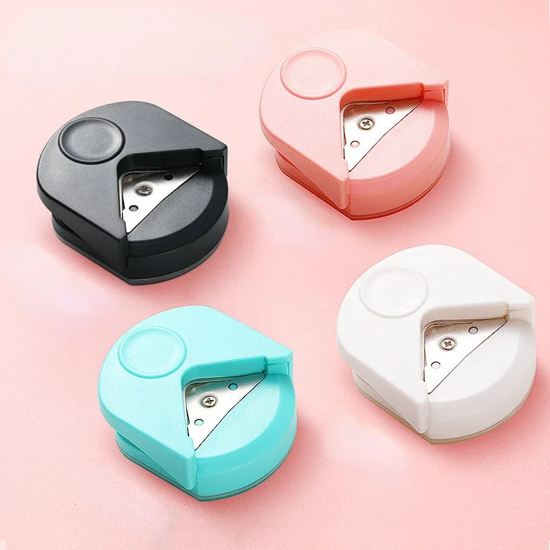 Portable Paper Corner Cutter Rounder for Cards and Photos close-up view