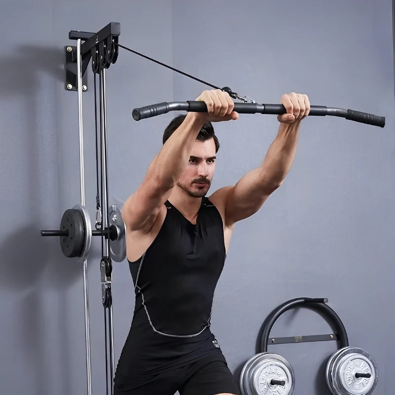 Lat Pull Down Bar Cable Machine Attachment